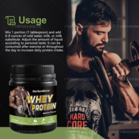 Poudre de protéines de lactosérum au goût matcha 500g/20 portions pour la nutrition sportive des adultes, non destiné aux femmes enceintes