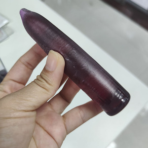 1PC Synthetic Corundum Red <strong>Ruby</strong> Rough Stone Cylindrical <strong>Raw</strong> <strong>Material</strong> for Loose Stone Making - Product Image 3