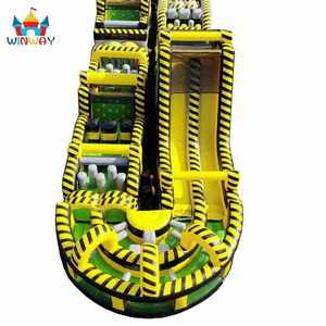 Carnival Sports Jumping <strong>Games</strong> Indoor Long Races extreme Rush Sports Challenge Giant Inflatable Obstacle Course With Slide - Product Image 5