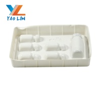 Groothandel op maat gemaakte transparante PET blisterverpakking fleshouder voor 3ml 5ml 10ml flacon cosmetische verpakkingen
