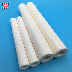 Duro personalizado alto 95% 96% 99% resistencia al calor aislamiento eléctrico hueco poroso Al2o3 varilla de tubo de cerámica de alúmina - Product Image 1