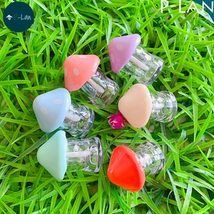 P-LAN saham 6ml krim biru merah muda ungu mewah jamur Logo kustom <span class=keywords><strong>Lip</strong></span> <span class=keywords><strong>Gloss</strong></span> wadah Mini kosong anak-anak lucu <span class=keywords><strong>Lip</strong></span> <span class=keywords><strong>Gloss</strong></span> tabung - Product Image 5