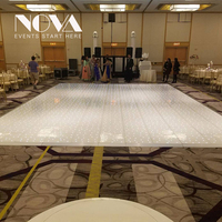 Décoration de mariage NOVA, éclairage LED RGB, piste de danse effet ciel étoilé