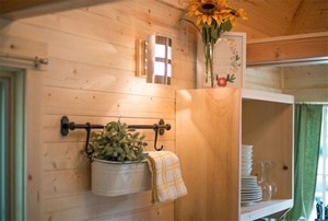 Casas pequeñas de dos pisos <span class=keywords><strong>baratas</strong></span> estándar de EE. UU. Sobre Ruedas listas para enviar construidas por DeepBlue Smarthouse - Product Image 5