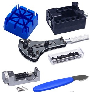 185 Piezas Herramientas para Reparación de Relojes, Kit de Reparación de Relojes con Abrecajas, Cambio de Batería, Herramienta para Barras de Resorte, Caja de Herramientas, Regalos para Fiestas - Product Image 5