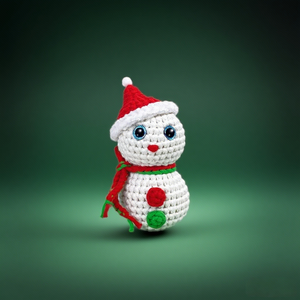 Kit de ganchillo para muñeco de nieve, juego de ganchillo <span class=keywords><strong>Amigurumi</strong></span>, juguete relajante para bebé DIY con hilo de algodón orgánico, guí<span class=keywords><strong>a</strong></span> <span class=keywords><strong>paso</strong></span> <span class=keywords><strong>a</strong></span> <span class=keywords><strong>paso</strong></span> - Product Image 3
