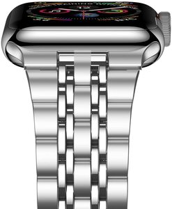 Bracelet fin Version améliorée en acier inoxydable pour <span class=keywords><strong>Apple</strong></span> <span class=keywords><strong>Watch</strong></span> <span class=keywords><strong>7</strong></span>, 45mm, 41mm, iwatch se 6 5, 44mm, 40mm, 42mm, 38mm - Product Image 6