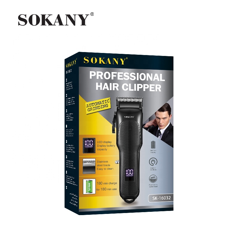 SOKANY Professional Barber Rechargeable Electric Hair