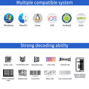भुगतान मंच के लिए बड़ी विंडो डेस्कटॉप क्यू 2 डी बारकोड स्कैनर Et81 2d cmos qr रीडर - Product Image 4