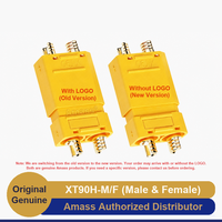 Amass XT90H Drohnen-Akku-Steckverbinder 2-Pin Stecker-Buchse mit Gehäuse Kupferbeschichtung für Neue Energie-Drohnen