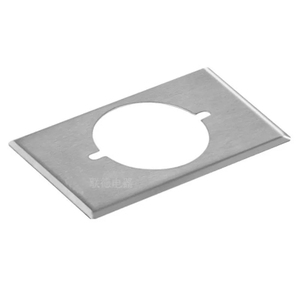 <span class=keywords><strong>Plaque</strong></span> murale en acier inoxydable brossé, cache-prise électrique à trou rond, norme américaine 6-30R/6-50R/14-30R/14-50R/TT-30 RSocket Cover - Product Image 4