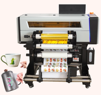 Nouvelle imprimante numérique UV DTF Qinyu A2, enrouleur d'encre UV A/B, film 2-en-1, laminateur entièrement automatique