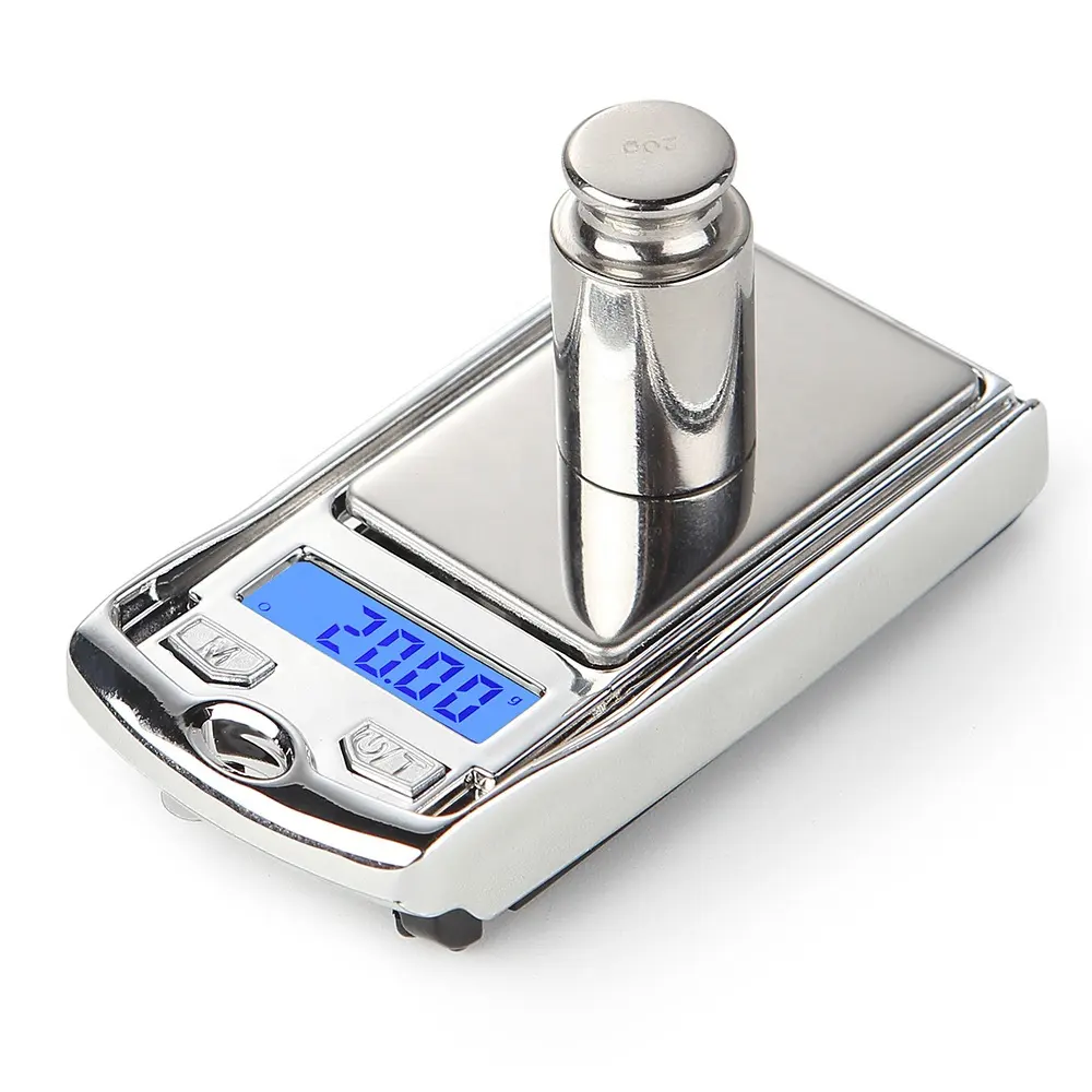 100g/0.01g LCD Display Digital keychain design Pocket Jewelry ABS plastic Digital weight Scale