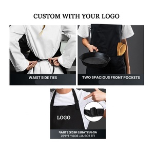 Tabliers personnalisés en gros avec logo, imperméables, pour chef, cuisine, salon, barbier, café, restaurants, serveurs, enfants, adultes, unisexe, hommes, femmes - Product Image 3