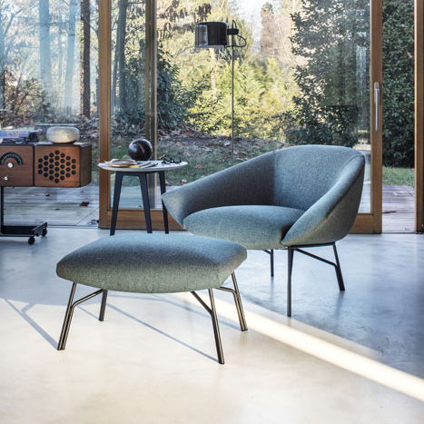 pierna de Metal de diseño moderno de muebles tapizados sofá de 2 plazas de nube sofá