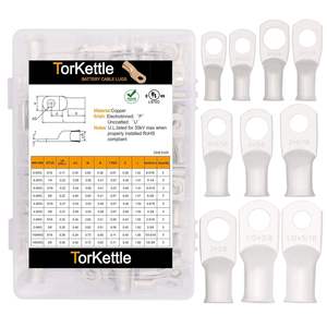 ขั้วต่อสายแบตเตอรี่ทองแดงชุบดีบุกแบบข้ามพรมแดน AWG810 50 ชิ้น 10 ประเภท หัวต่อสายเคเบิล - Product Image 5