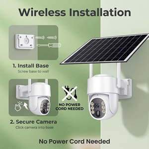 Caméra de sécurité solaire Tuya 4G Wifi, système de caméra extérieure Wifi avec panneau solaire - Product Image 5