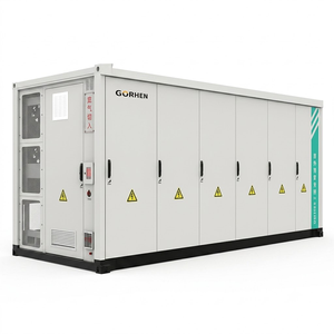 Conteneur de stockage d'énergie intégré avec modules de batterie, PCS, BMS, refroidissement HVAC, suppression d'incendie et plateforme de contrôle à distance cloud - Product Image 1
