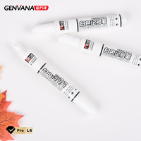 GENVANA Fabricant Professionnel – Fourniture en Gros – Marqueur Permanent Blanc à Bout Rond 2,0 mm pour Surfaces à Couleurs Profondes