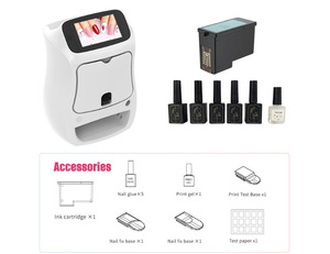 Imprimante professionnelle pour nail art DIY, ventilateur sans balais, lumières LED 380 & 390 nm, machine de manucure numérique 3D pour <span class=keywords><strong>dessin</strong></span> photo - Product Image 5