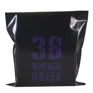 En gros Logo Personnalisé Imprimé En Plastique Sac D'affranchissement Noir Personnalisé Poly Mailer Sac - Product Image 1