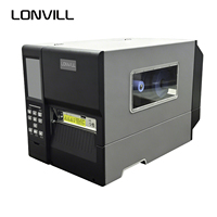 Impresora Térmica Industrial LONVILL, Impresora RFID de Transferencia Térmica para Etiquetas Anti-Metal de 2.0 mm de Grosor, para Etiquetas RFID Flexibles Anti-Metal