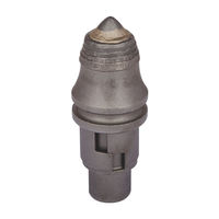Dents de tarière en carbure de tungstène, pointes coniques à tige ronde pour le forage de roches dures, outils de pieutage de fondations, forets à pointe conique