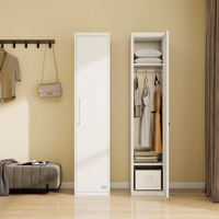 Casier métallique antivol à porte simple en acier avec serrure sécurisée pour vestiaire d'employés