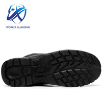 Chaussures de sécurité Deltaplus Chili, certifiées CE, en acier noir, avec embout en acier ESD, fabricant de chaussures de sécurité
