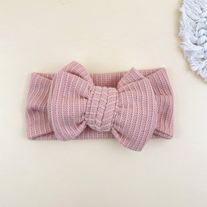 Bandeau pour bébé style Ins, européen et américain, nouveau modèle d'hiver, <span class=keywords><strong>à</strong></span> nœud double couche avec nœud, protège la fontanelle, pour tout-petits de 0 <span class=keywords><strong>à</strong></span> 3 ans - Product Image 3