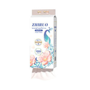 Paquet de mouchoirs suspendus 5 plis personnalisés, multifonctionnels, à tirage par le bas, en pâte de bois, pour usage facial - Product Image 5