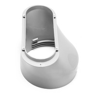 Kit de ventilation de fenêtre portable en plastique pour climatiseur, adaptateur de 5,9 pouces de diamètre pour tuyau d'évacuation de climatiseur, accessoires