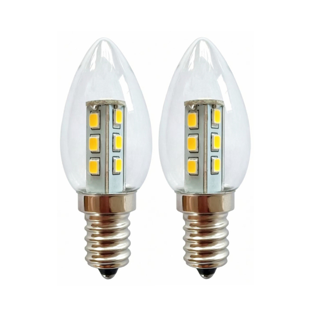 C7 Night Light Bulbs C22 E12 LED Bulb 110V 220V E12 2835 13SMD Candelabra LED Bulb for Chandelier Candle Light