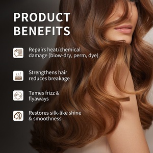 Aceite de Argán de Marruecos para el Tratamiento del Cabello, Aceite de Jojoba, Queratina Hidrolizada, Protección contra el Calor, Aceite Nutritivo Reparador para Cabello Dañado - Product Image 4