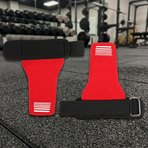 Bandes d'assistance pour soulevé de terre et tractions, Gants de fitness unisexes, Lot de deux, Soutien poignet et protection paume en cuir synthétique réglable - Product Image 3