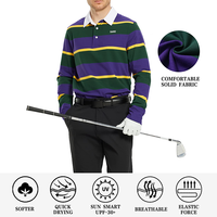 Maillot de rugby en coton pour homme, manches longues, col chemise, 100 % coton tricoté, style preppy, tenue d'équipe classique, vêtements de sport personnalisés pour club