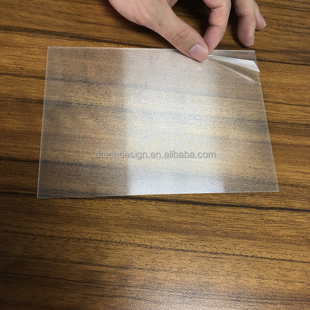 Top Selling PET Material 0.6mm 52Ipi 297x420mm 3d Flip Lenticular Lens Sheet With Clear Adhesive on Back Lenticular Sheet