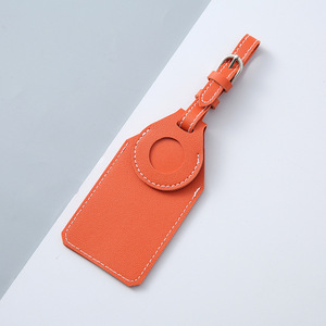 Etiqueta de Equipaje Portátil de Cuero PU, Identificador de Maleta, Etiqueta de Identificación para Equipaje, Porta Nombre, Dirección, Accesorios de Viaje - Product Image 4