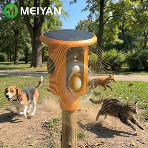 เครื่องไล่แมลงแบบโซลาร์อัลตราโซนิก ดีไซน์รูปนกฮูก ระยะตรวจจับ 9-12 เมตร พร้อมไฟ LED กระพริบ <span class=keywords><strong>2</strong></span> ดวง มาตรฐานกันน้ำ IP64 จัดส่งเร็วจากโรงงาน - Product Image 5