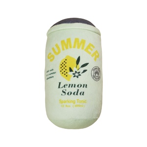 环保棉宠物配件吱吱狗玩具毛绒饮料形状可持续宠物供应 - Product Image 4