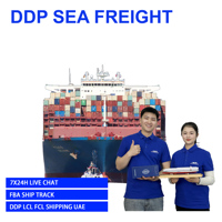 Transit maritime commercial en vrac Chine vers EAU LCL FCL DDP Fret maritime Consolidation porte-à-porte Livraison porte-à-porte Fret sur palette