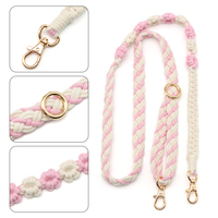 Bandoulière universelle de luxe faite à la main en polyester sangle de téléphone portable lanière de poignet et de cou mignonne pour tout accessoire de coque de téléphone