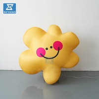 Ballon d'étoiles souriantes gonflables, étoiles de dessin animé suspendues gonflables Mascotte de personnage de dessin animé gonflable