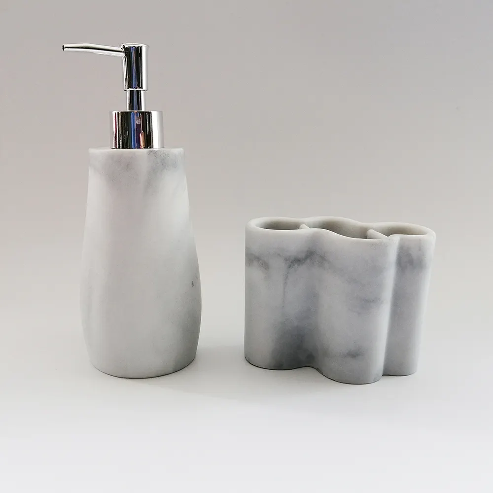 Best Quality hotel home Resin Natural Fashion marble electric toothbrush Toilet Bathroom accessories toothbrush holder