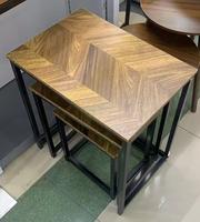 Table basse circulaire en bois pour salon, petite table d'appoint créative pour appartement, nouveau style chinois