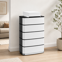 Système de Stockage Solaire Tout-en-un avec Onduleur, BMS et CAN, Plug-and-Play, Hybride Hors Réseau et Réseau, LiFePO4, 6000 Cycles, pour Cabines Rurales