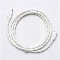 Cable de Datos USB Tipo-C/C PD100W de 6 Núcleos con Revestimiento de Nailon para Carga Rápida de Teléfonos Móviles, Tabletas, Laptops, Cámaras y Cargadores de Auto