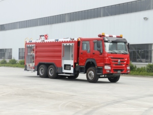 Camión de Bomberos HOWO Nuevo, Vehículo de Supresión de <span class=keywords><strong>Incendios</strong></span> con Sistema de Nebulización, 8x4 6x4 Diésel EURO 3 >10000L, Camiones <span class=keywords><strong>Contra</strong></span> <span class=keywords><strong>Incendios</strong></span> en Venta - Product Image 3