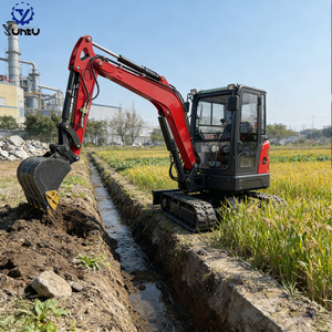 משלוח חינם מחפרים זחליליים מיני חדשים 3.5-4 טון עם מנוע Euro 5 EPA מחיר סיטונאי מהמפעל מחפר מיני למכירה - Product Image 5