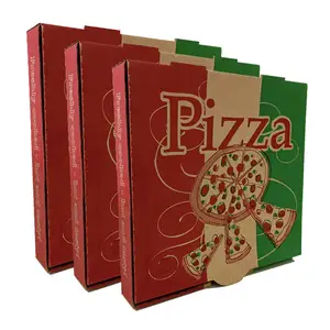 저렴한 흰색 골판지 피자 상자 도매 피자 상자 공급 업체 맞춤형 피자 종이 상자